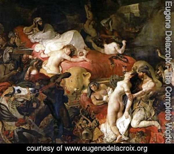 Eugene Delacroix - The Death of Sardanapalus 1827