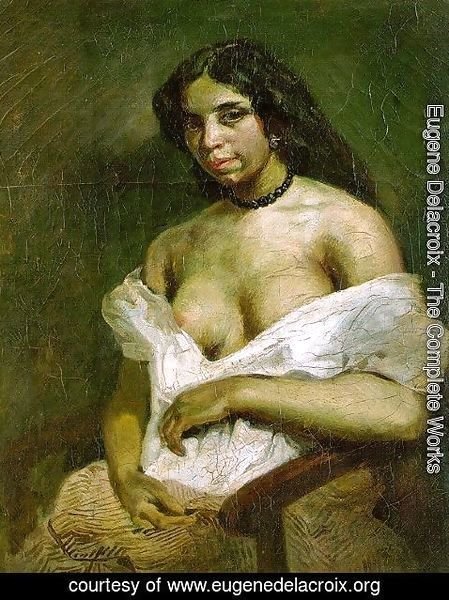 Eugene Delacroix - Aspasia c. 1824