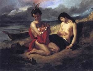 Eugene Delacroix - The Natchez 1823-35