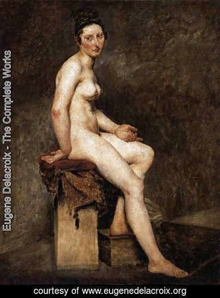 Eugene Delacroix - Mlle Rose 1817-20