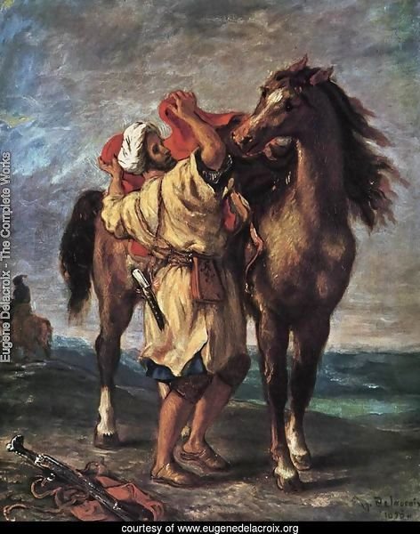 Marocan And His Horse