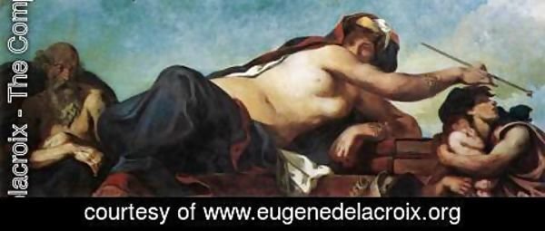 Eugene Delacroix - Justice (detail 2) 1833-37