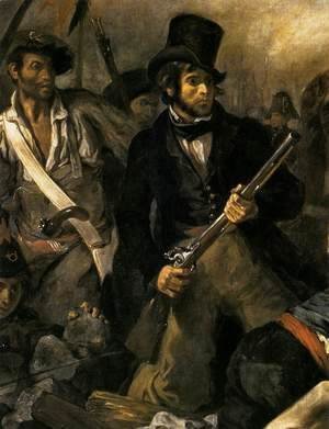 Eugene Delacroix - Liberty Leading the People (detail 2) 1830