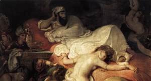 Eugene Delacroix - The Death of Sardanapalus (detail) 1827