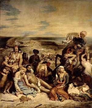 Eugene Delacroix - Massacre at Chios